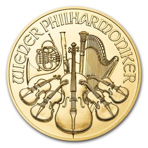 地金型金貨オーストリアウィーンハーモニー金貨